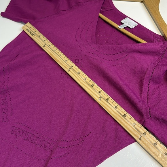 Sportalm Pink Fitted Short Sleeve Knit Tee Size US 10 - Picture 6 of 8